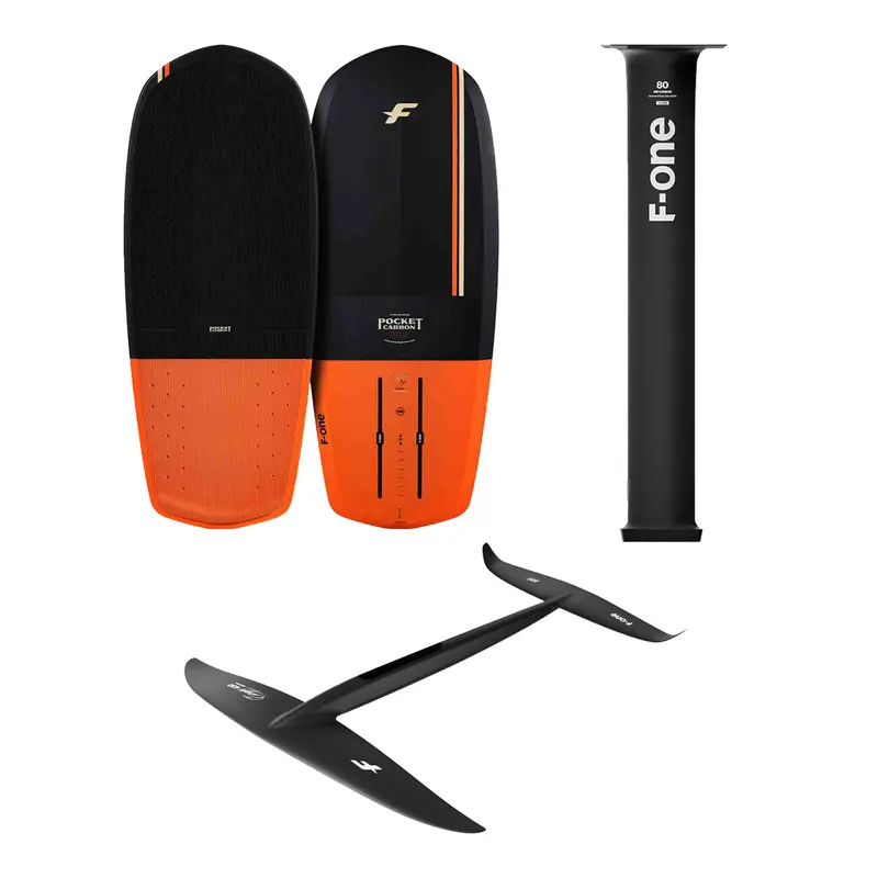 F-one Pocket Carbon + Escape carbon v2 foil set
