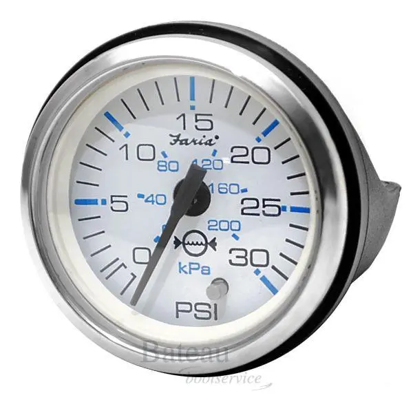 Faria waterdrukmeter 30 PSI