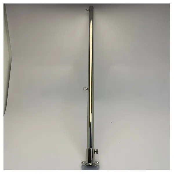 Ferretti Stainless Steel Flag Pole with Pole Support - 152387
