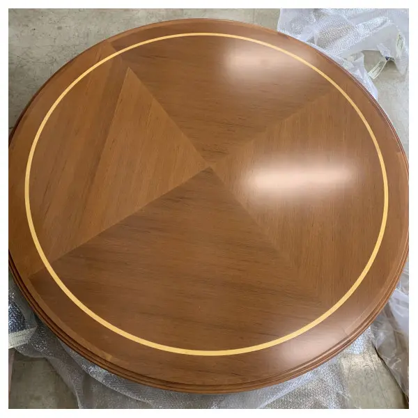 Ferretti Teak Round Table Blade High Gloss - 140 cm - 51813