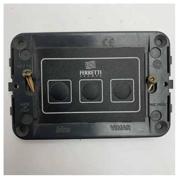 Ferretti Yachts 3-button electric controller panel - 16713