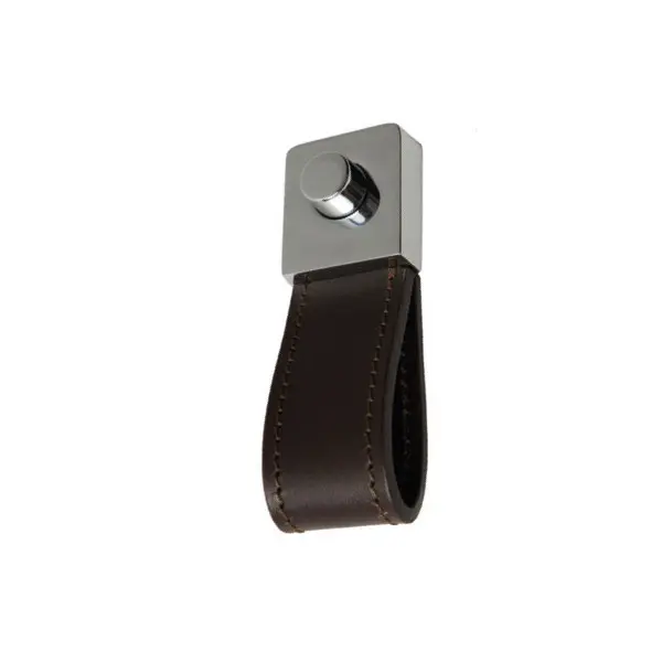 Foresti Suardi 866.C.PM leather closing push button