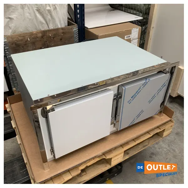 Frigonautica 80L compressor freezer stainless steel custom made