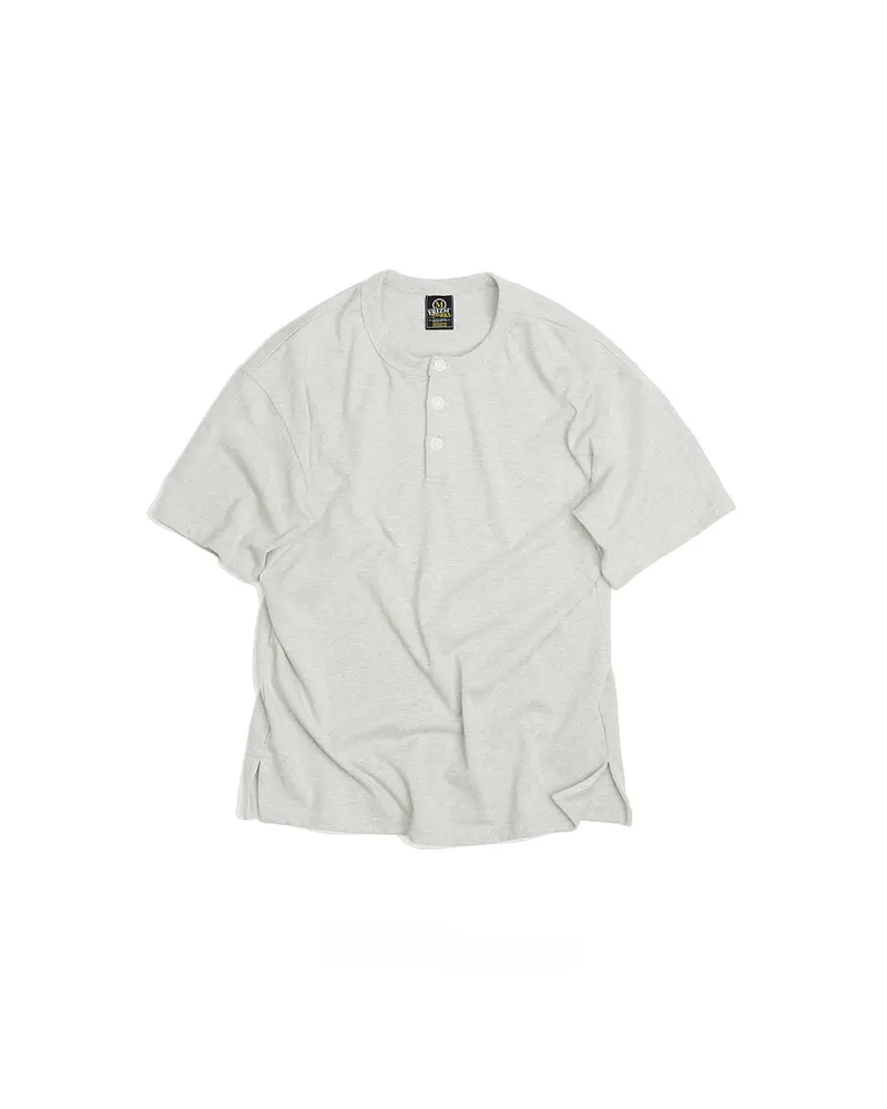 Frizmworks Henley Neck Half Tee Oatmeal