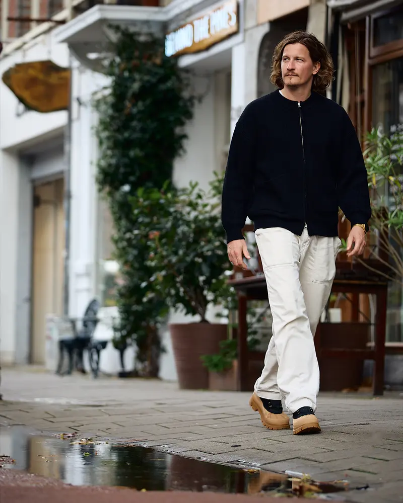 Frizmworks Wool Deck Zipup Cardigan Black