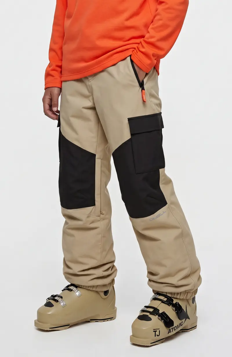 FWC'Cruz Cargo Snow Pants | Olive Blush Colour Block
