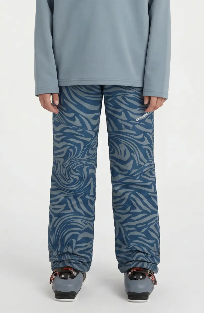 FWC'Cruz Snow Pants | Blue Swirl Zebra