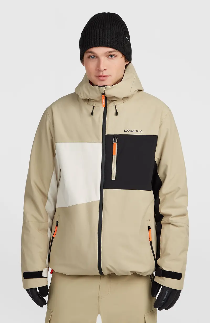 FWC'Cruz Triple Snow Jacket | Olive Blush Colour Block
