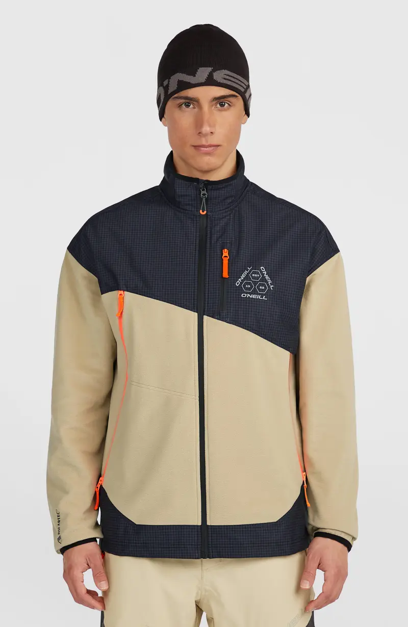 FWC'Peak Polartec® Fire Full-Zip Hyperfleece | Olive Blush Colour Block