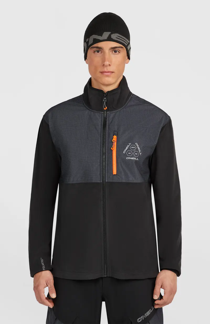 FWC'Peak Polartec® Full-Zip Hyperfleece | Black Out Colour Block