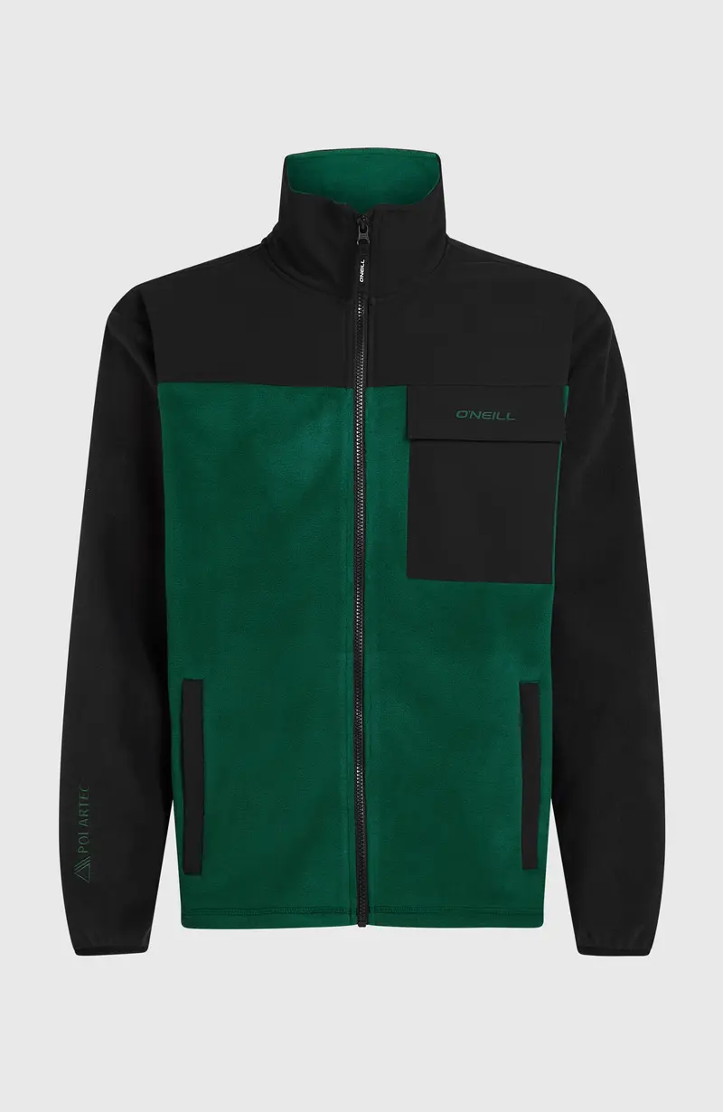 FWC'Peak Polartec® Full-Zip Hyperfleece | Emerald Envy Colour Block