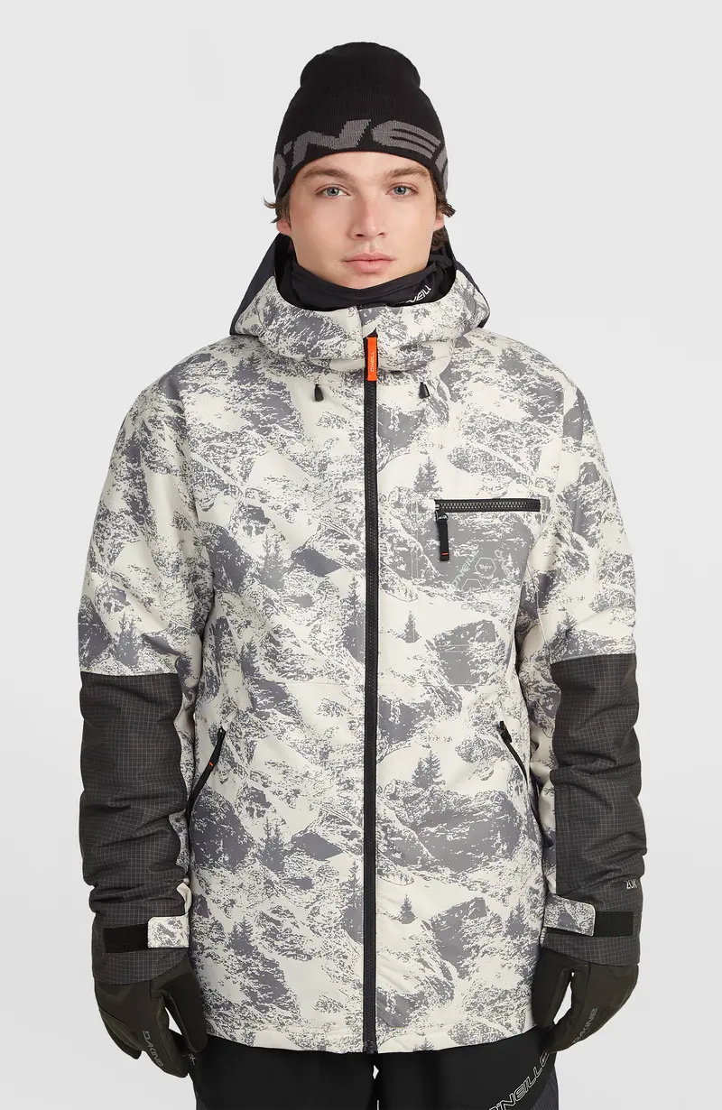 FWC'Peak Snow Jacket | Grey Mountain Landscape