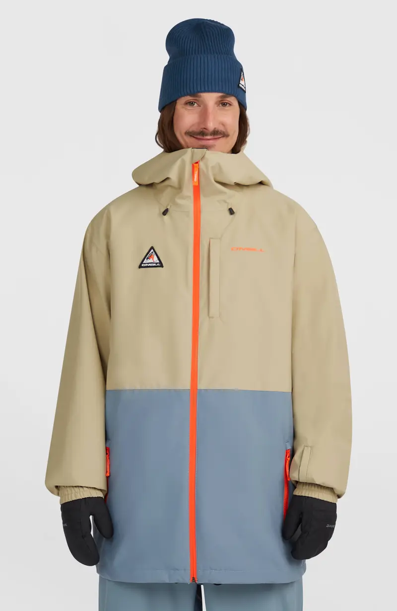 FWC'Play Park Snow Jacket | Olive Blush Colour Block