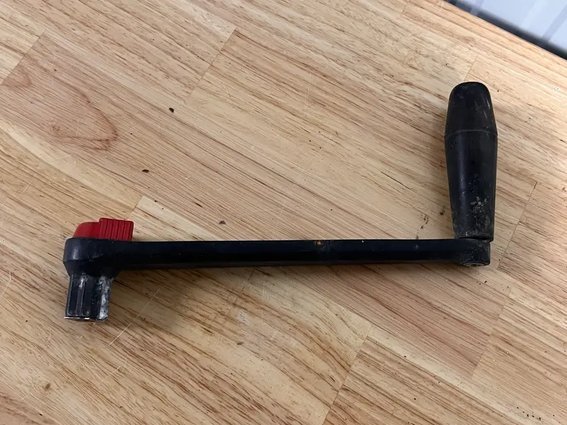 Gibb lierhendel met lock 25 cm