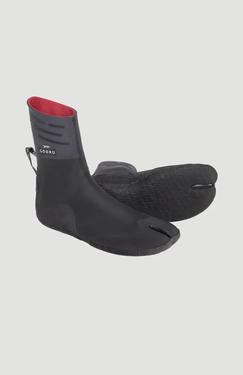 Gooru Dipped 3mm Split Toe Boot | SMOKE/BLACK