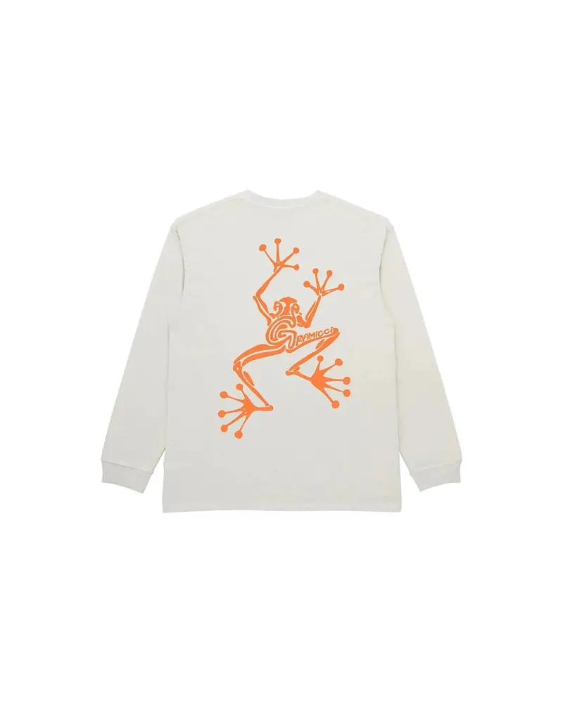 Gramicci Sticky Hands Longsleeve Tee White