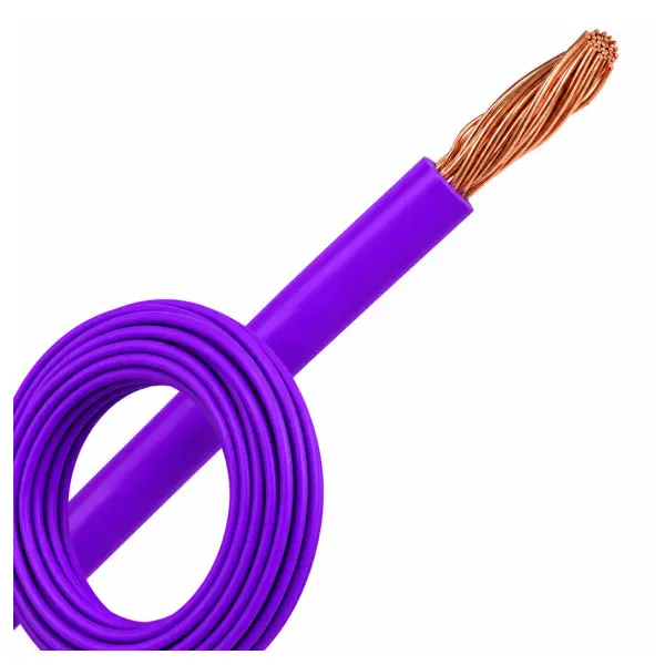 H07V-K 4 mm² Violet Conductor Cable 100m