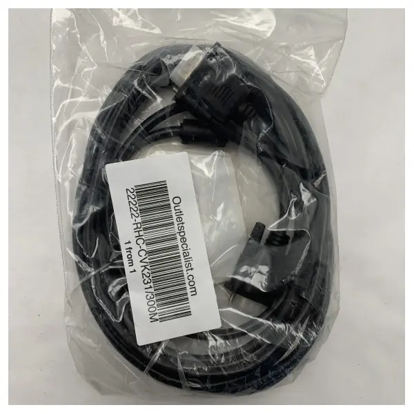 Hatteland Display Connection Cable Black - CVK231/300M