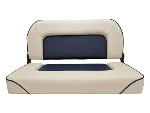 Hollex stuurbank Twin Star crème/navy