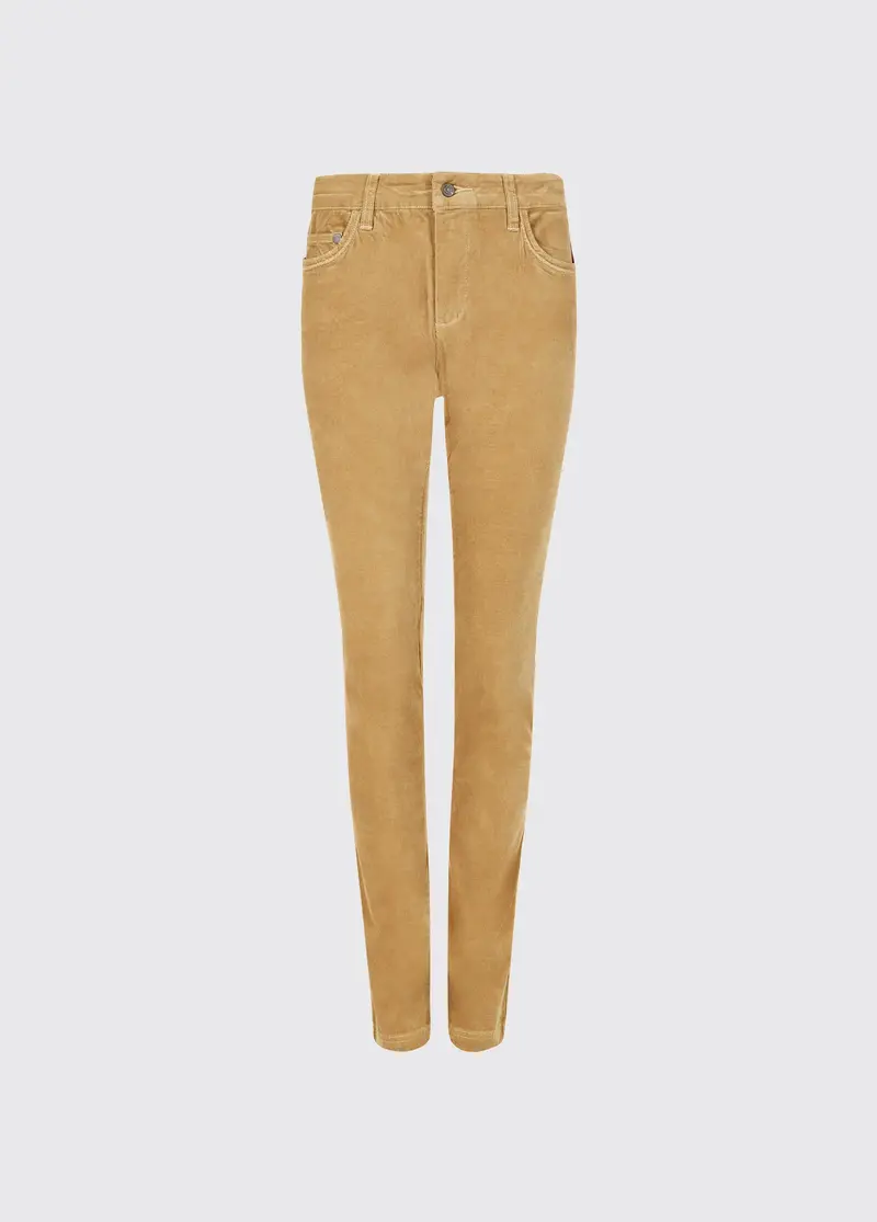 Honeysuckle Corduroy Stretchbroek