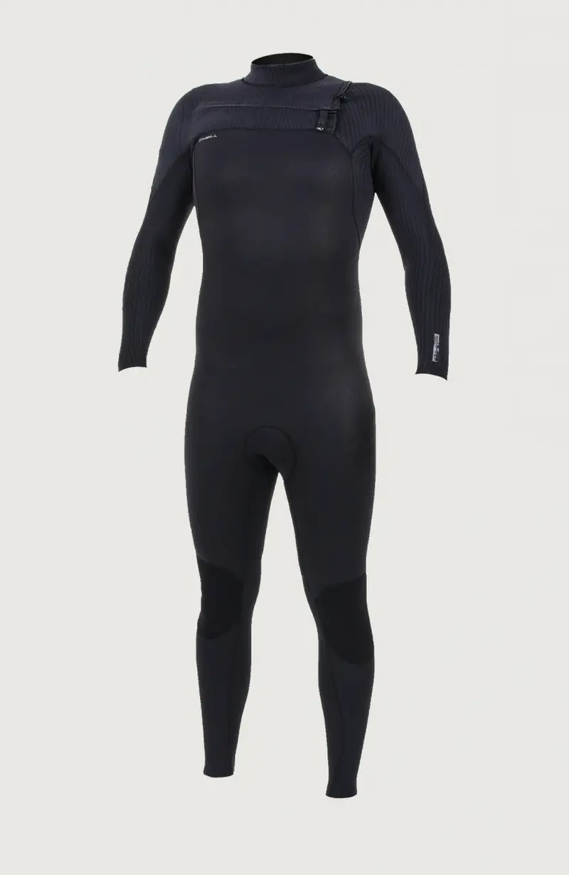 Hyperfreak Plus 3/2mm Chest Zip Full Wetsuit | BLACK/BLACK