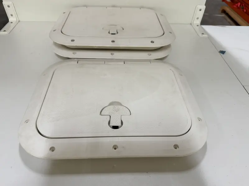 Inspectieluik 215 x 289 mm wit