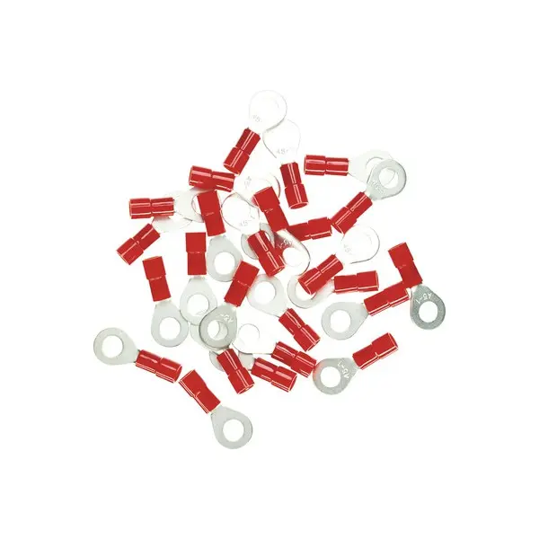 Insulated Ring Terminal 1.5mm² M5 Red 100pcs