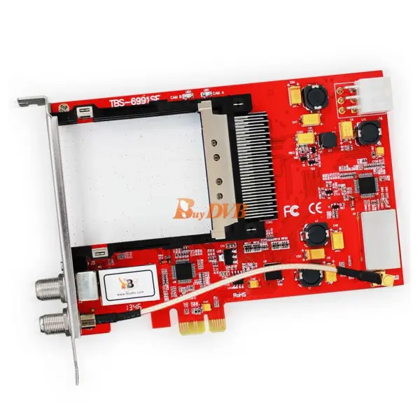 IPTV DVB-S/S2 Encrypted Dual Tuner interface - TBS 6991SE