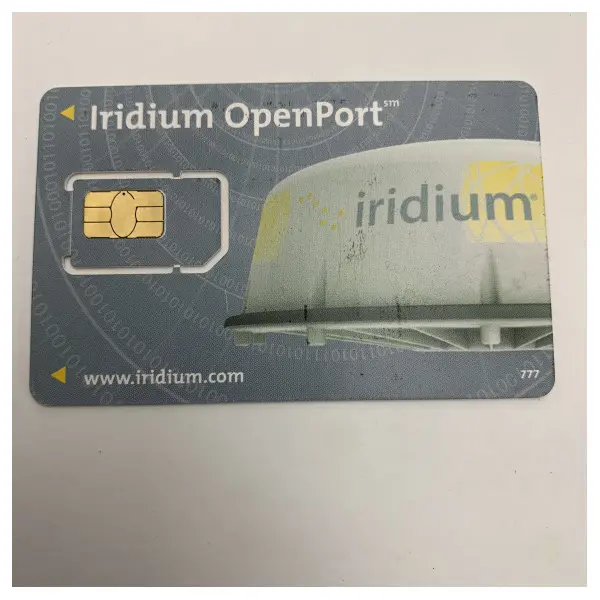 Iridium SIM Card for Maritime Satellite Communication