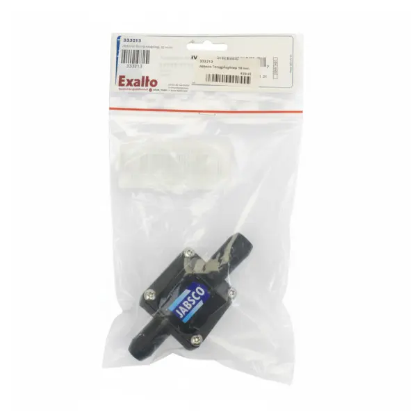 Jabsco 29295-1011 19 mm Inline Non-Return Valve Black