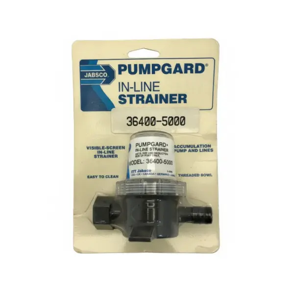 Jabsco Inline Water Strainer 36400-5000 - Fresh Water Filter