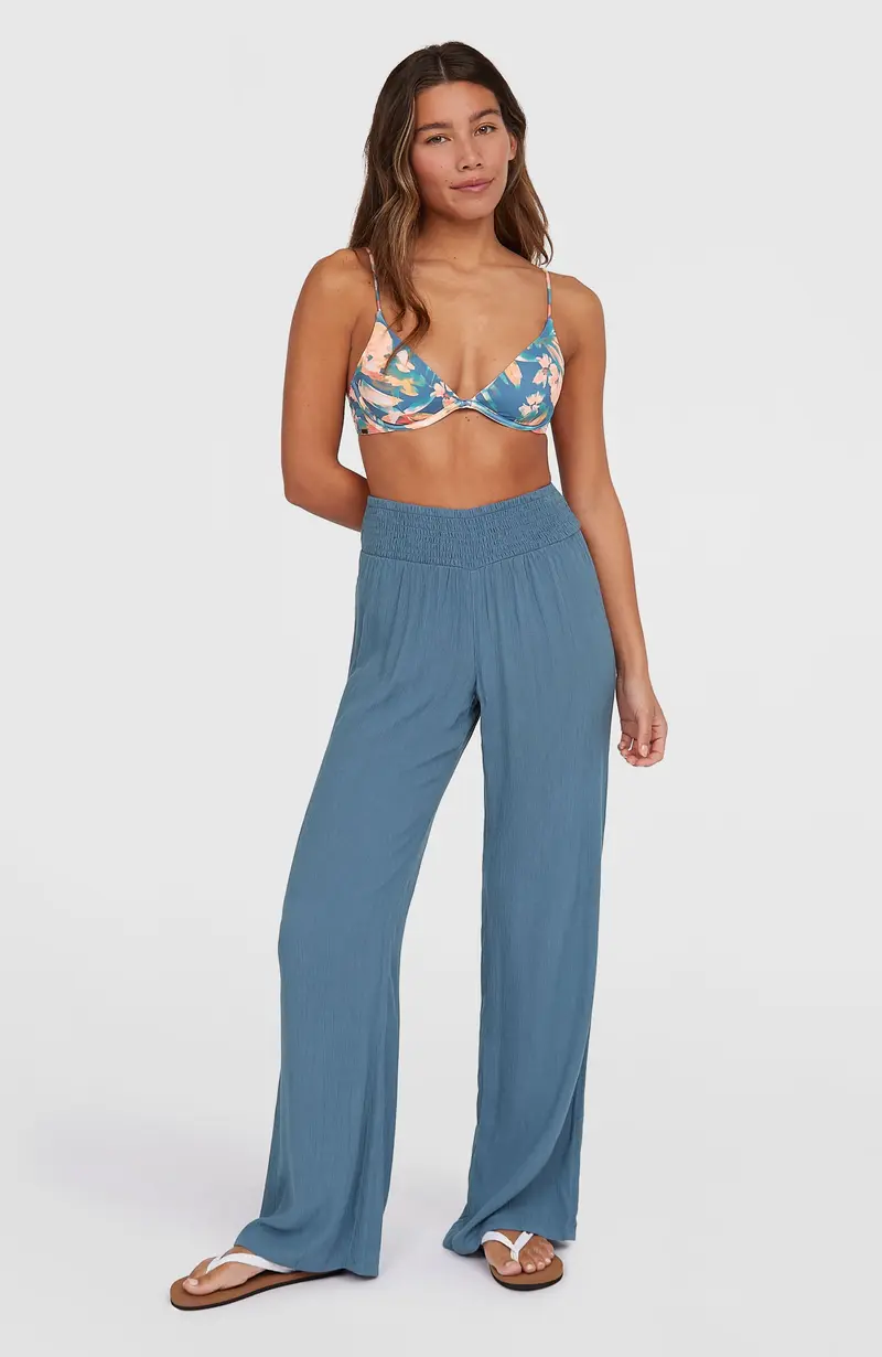 Johnny Smocked Waist Pants | Copen Blue