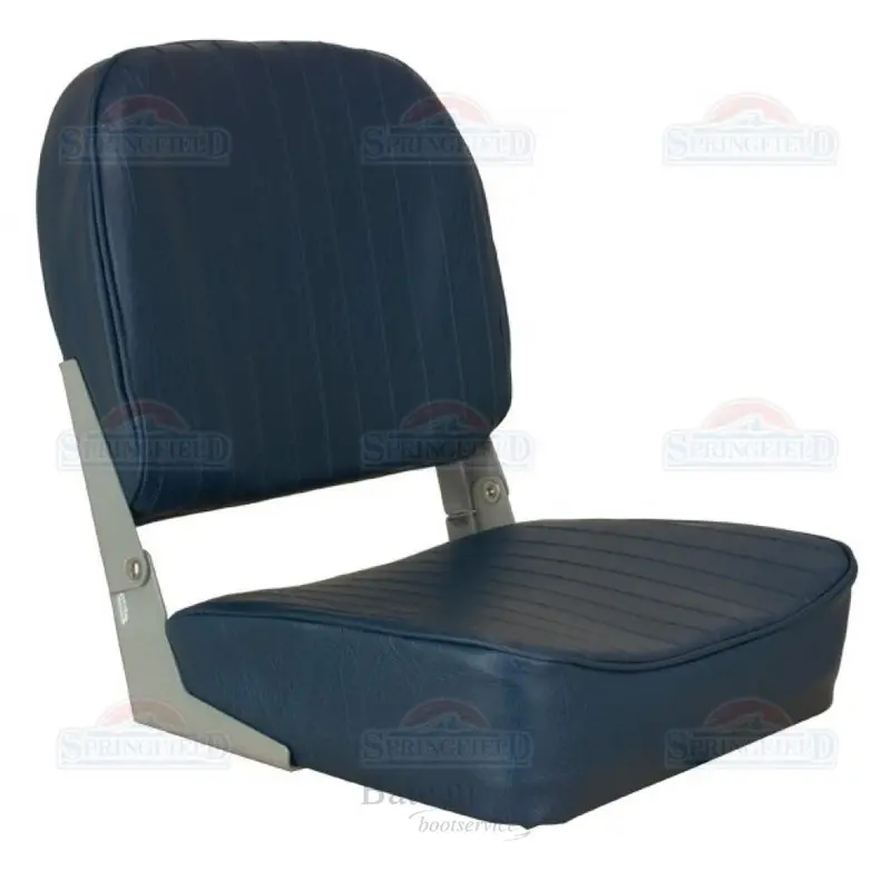 Klapstoel Corfu donkerblauw – comfortabele inklapbare bootstoel
