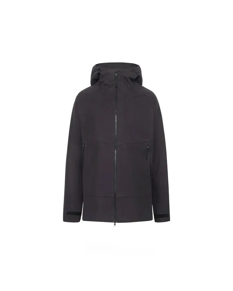 KnowledgeCotton Apparel Vent Canvas 270 Shell Jacket Black Jet