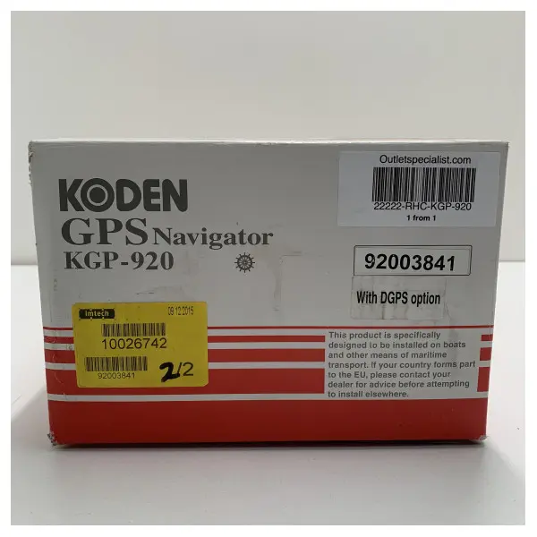 Koden DGPS GPS Navigator navigation system - KGP-920