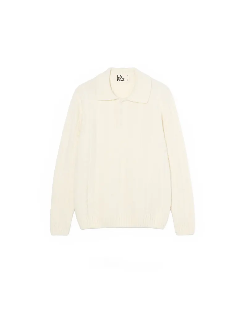 La Paz Eça Polo Knit Ecru