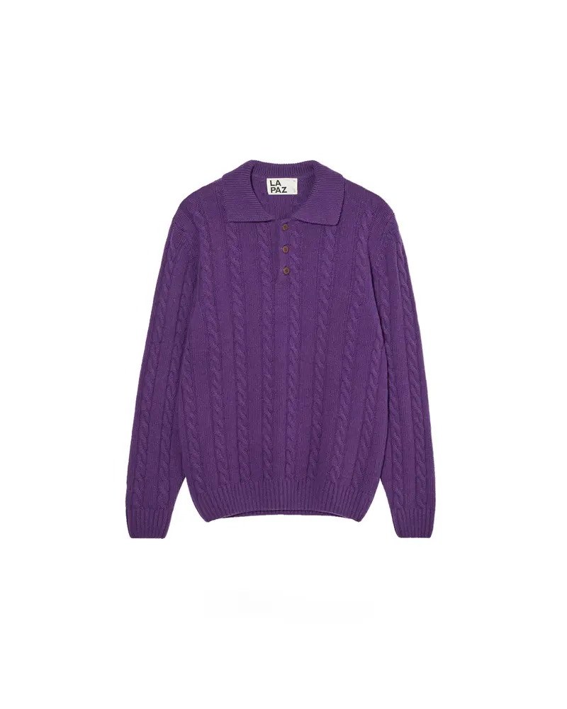La Paz Eça Polo Knit Grape