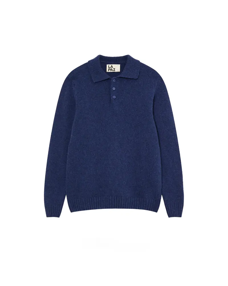 La Paz Eça Polo Knit Yves Blue