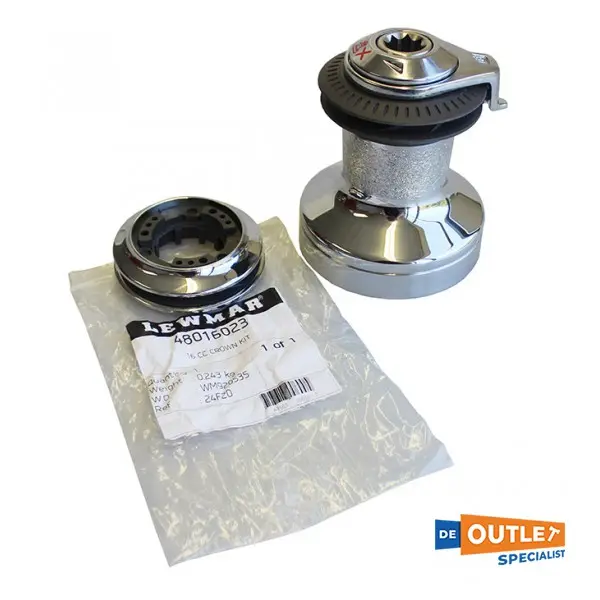 Lewmar 48016023 chrome base plate