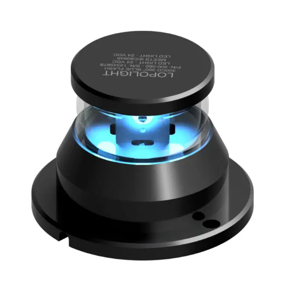 Lopolight 360 Degree Blue Strobe Navigation Light Black 200-060-B Double flash