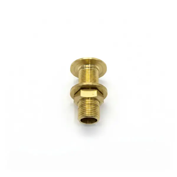 Maestrini 1/2inch Chrome Brass Hose Tail Fitting 7053D