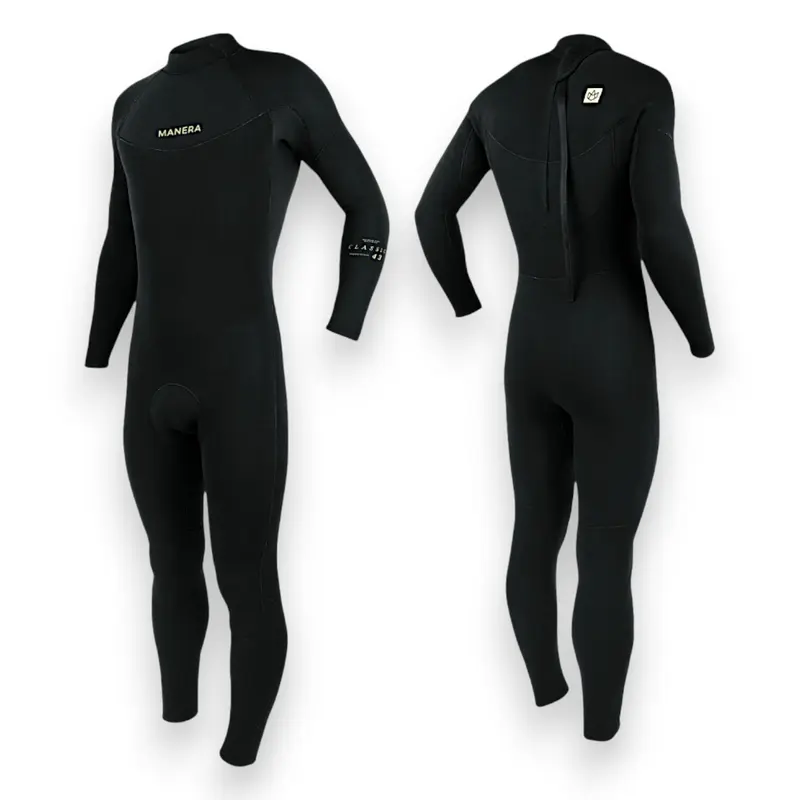 Manera Classic Back Zip 4/3 Black