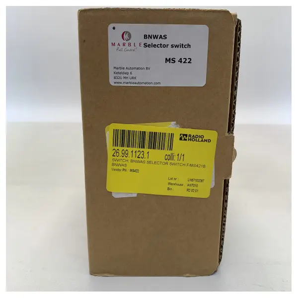 Marble MS422 BNWAS selector switch