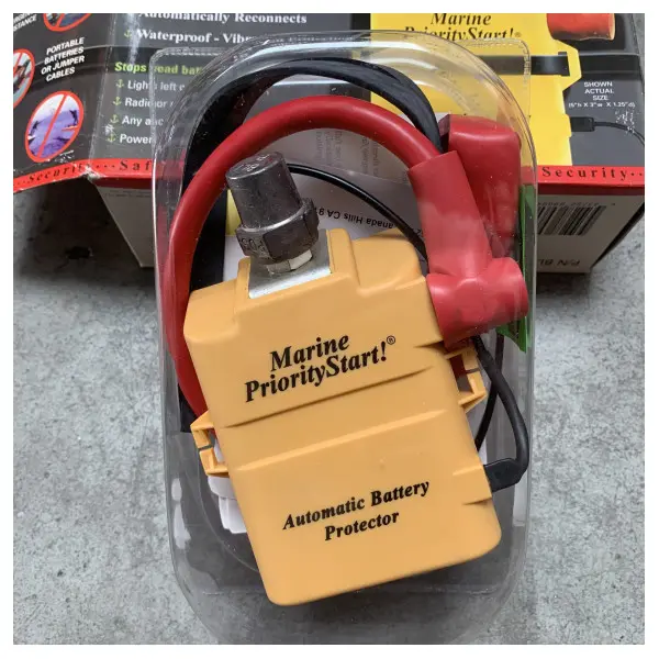 Marine PriorityStart Automatic 12V Battery Protector – Waterproof, Vibration Resistant & Marine Safety Certified