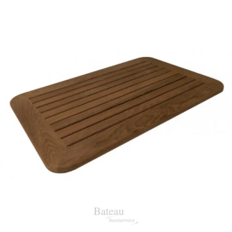Massief teak tafelblad voor boot