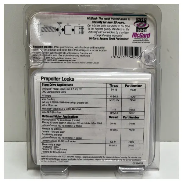 McGard Propeller lock bolts - 851057