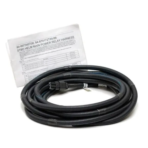 Mercury Marine main helm power relay cable - 84 897345T08