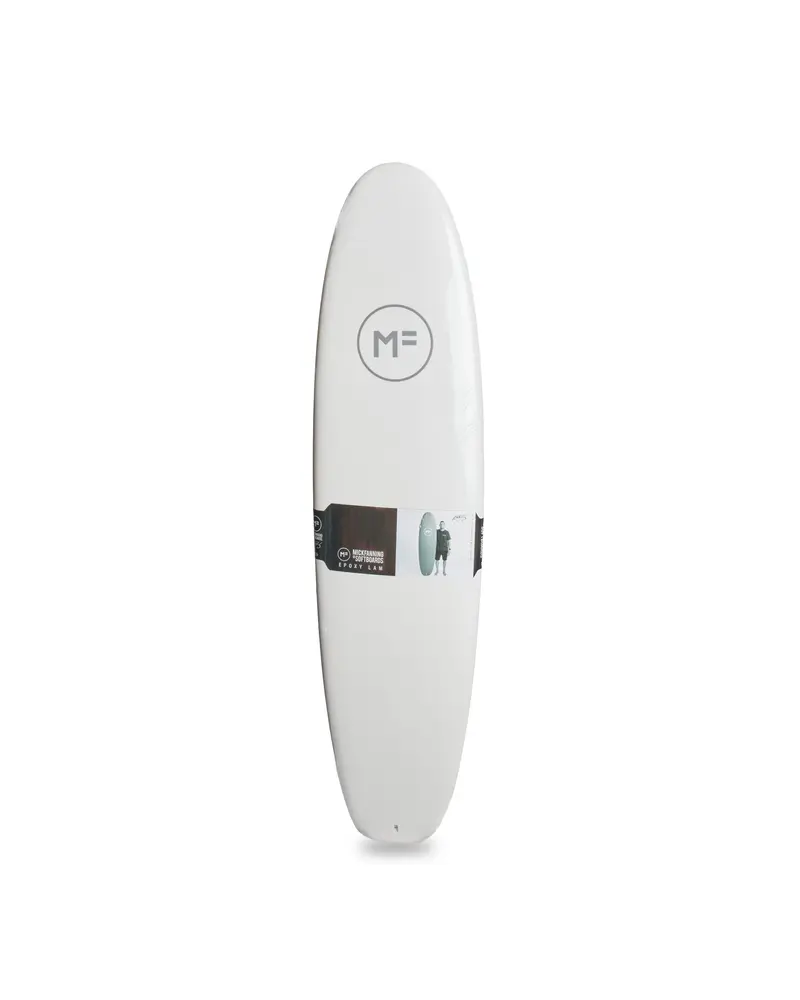 MF Softboards Beastie Futures White Surfboard