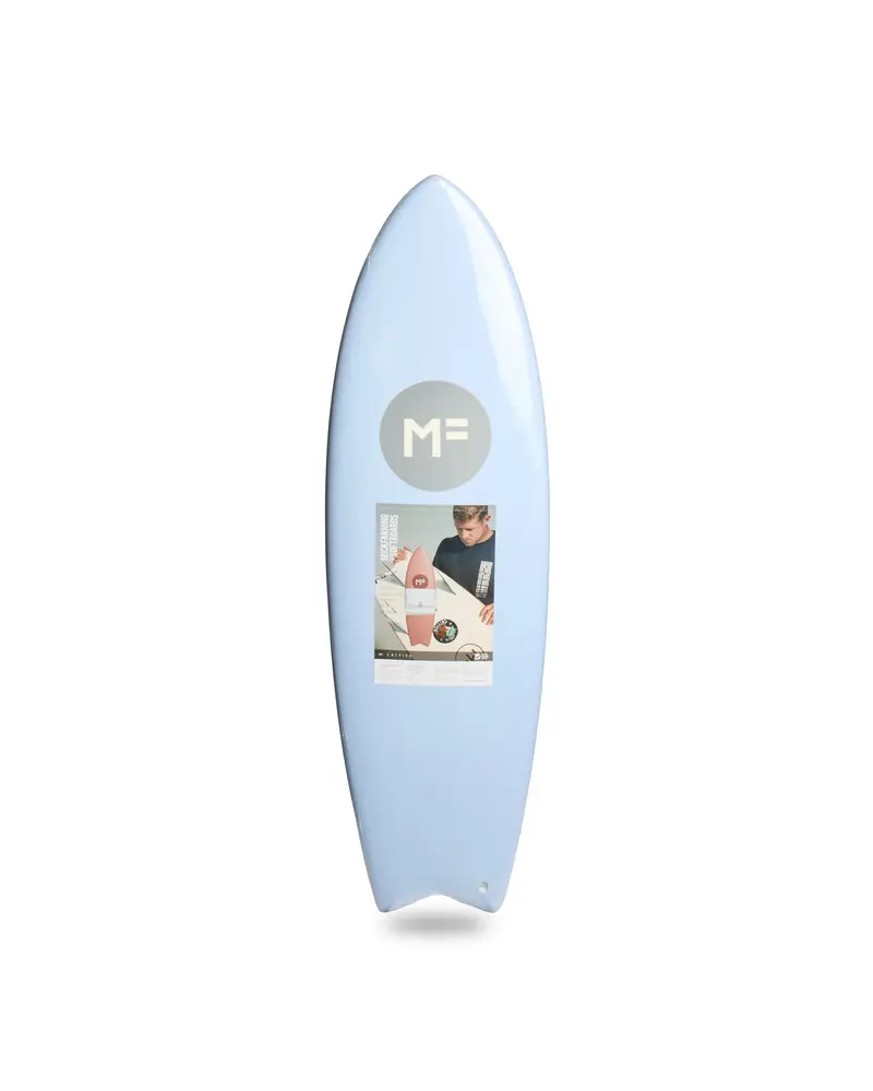 MF Softboards Catfish Sky Blue Futures 5'8 Surfboard
