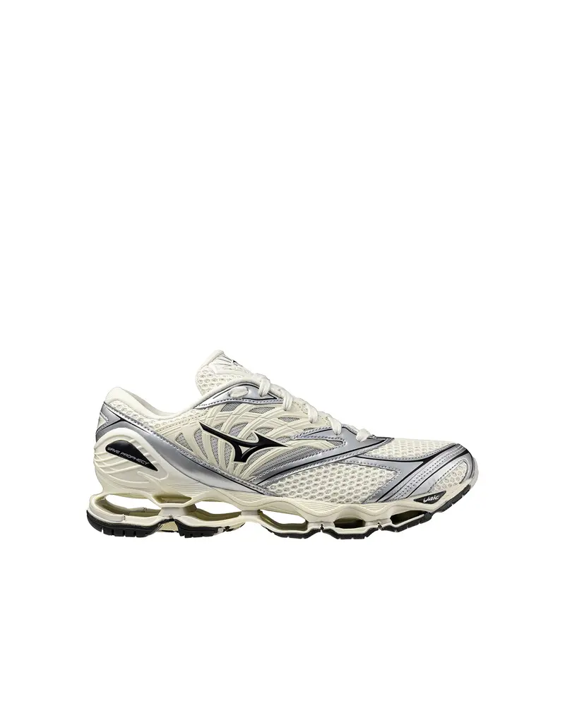 Mizuno Wave Prophecy LS Pristine / Black / Silver